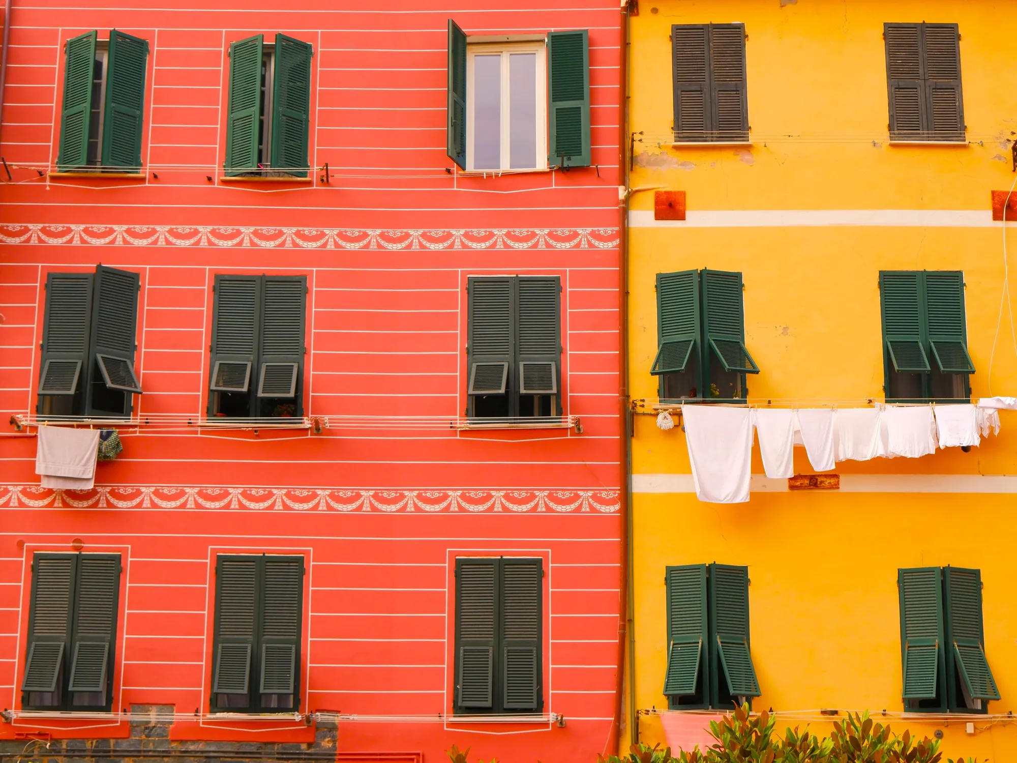 Private Citizen — facades in Vernazza, Italy