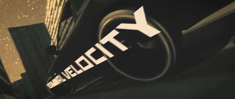 A car body and wheel at night in gold and black, the title wrapping the panel